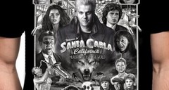 LOST BOYS SANTA CARLA – T-Shirt – Sizes s – 5XL – Vampires / 80’s Horror