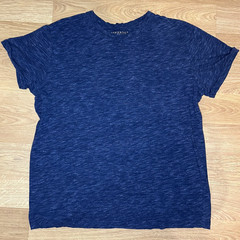 Aéropostale Men’s XL Slim Fit Heathered Blue Short Sleeve Crew Neck T-Shirt