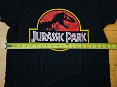Jurassic World Park Graphic T-Shirt Tee Mens Large Black Short Sleeve Cotton