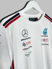 Mercedes AMG Petronas 2023 Mens White Racing T-Shirt