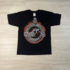 Y2K Orange County Choppers shirt size Mens Small Y2K Flame Motorcycle EUC