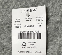 J Crew T-Shirt Mens M Gray Heather V-Neck Basic Washed Jersey Casual Minimalist