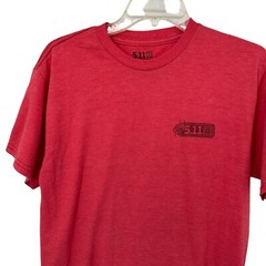 5.11 Tactical Gear Mens T Shirt Red Graphic Always Be Ready Size Medium