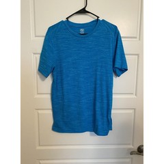 Athletic Works Small Moisture Wicking Men’s T Shirt Blue/Turquoise
