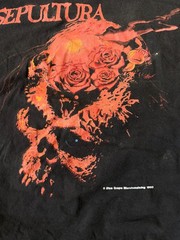 sepultura 1991 Beneath the Remains European Tour vintage shirt XL