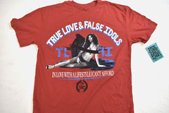True Love False Idols TLFI Mens In Love With A Lifestyle Funny Shirt NWT Large