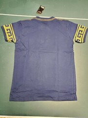 Men’s Bucheli Slim Fit Navy Blue Cotton/Lycra Stretch Fashion Tee Free Ship