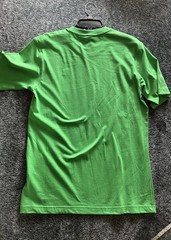 Mens Small ADIDAS ORIGINALS ESSENTIALS TREFOIL TEE SHIRT GREEN JN0235 NWT (R1)