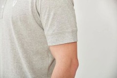 VarietyAthletics Mens Soft Pima Cotton Elastic Sleeve Cuff Henley T-Shirt