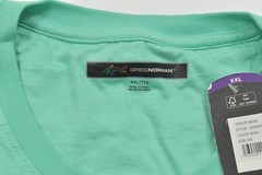 Greg Norman Men’s XXL Mint Green Crewneck Pocket T-Shirt Short Sleeve Cotton NWT