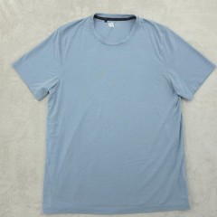 VRST Performance Shirt Mens Medium Blue Stretch Athletic Training Gym Tee