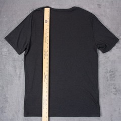 Theory Mens Essential Tee Anemone Milano Dark Grey Modal Blend T-Shirt Size M