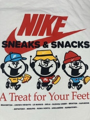 Nike Max90 Sole Food Sneaks & Snacks Graphic T-shirt Men XL White HJ0754 100