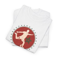 Morocco 2026 World Soccer TShirt Futbol Shirt Moroccan Flag Tee Gildan Unisex