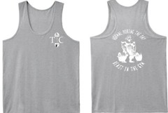 Men’s “Beast In The Gym” Gray 2X-Large Slim Fit Tank Tops “Till I Collapse”