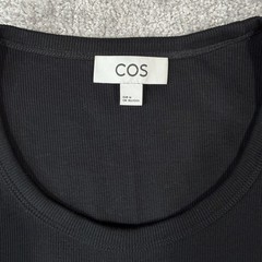 COS Men’s Slim Fit Ribbed Tank Top Layering Sz M Black Base Layer Basics Comfort