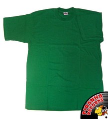 John Son Premium Quality Green T-Shirt XL TALL 100% Cotton Piranha Records