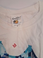 Bay Island Sportswear unisex M White T-Shirt Zion I & Grouch Heroes In The City
