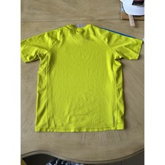 Adidas Formotion Shirt Men’s L Neon Yellow 3 Stripe Blue Climate Cool Jersey Y2k