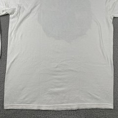 Vtg Delta Large White Shirt Fragile Earth Common Threads 90s Made In USA Art Tee