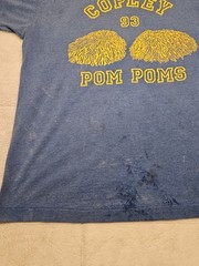 Vintage 1993 Copley Ohio Cheerleading Pom Poms T Shirt XL FOTL Best Distressed