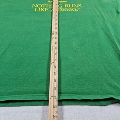 John Deere T-Shirt Mens XL Green Nothing Runs Like A Deere Graphic Tee