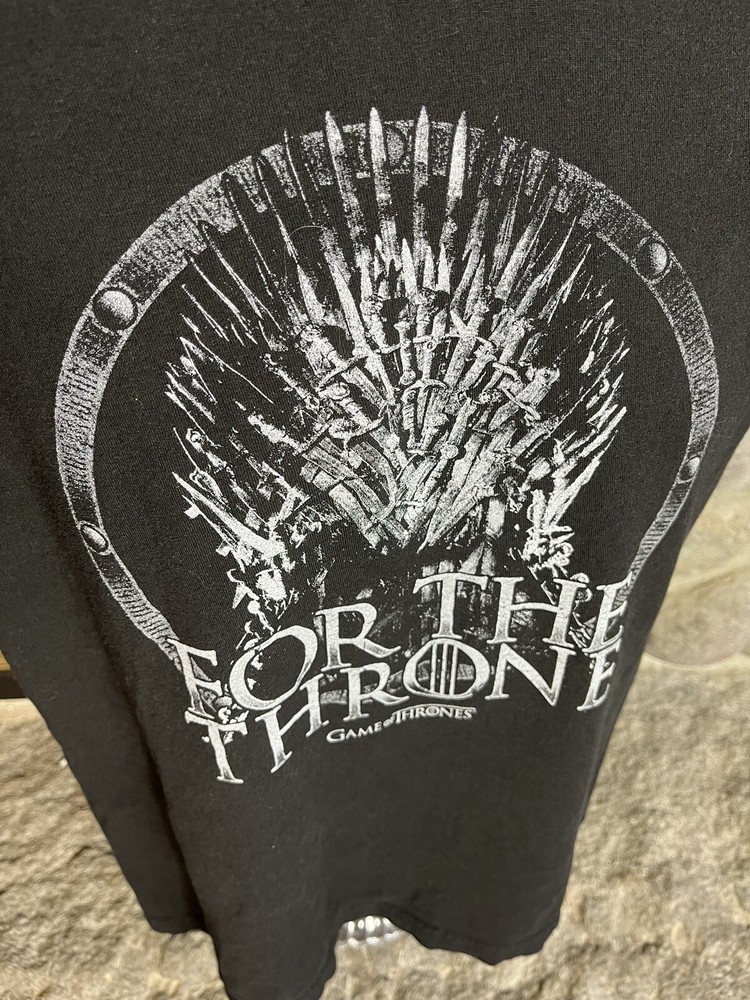 Game of Thrones 2019 Graphic Short Sleeve T-Shirt Adult Sz Medium Black