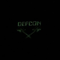 Vintage 80s Defcon Hard Rock Band T-Shirt Size Large Glow In The Dark Guitar