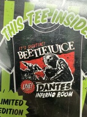 NEW Funko Beetlejuice Men’s T-Shirt VHS Theme Box (Size: L Large)