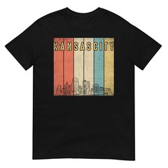Retro 1970’s Style Kansas City Skyline T-Shirt, Kansas City, Retro 1970’s,