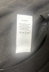 Tultex 235 Black Short Sleeve Crew Neck Cotton Basic T-Shirt Size Small New