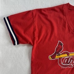 Vintage Russell Athletic V Neck Baseball T-Shirt Men’s L St Louis Cardinals 1998