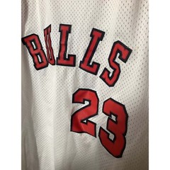 Vintage Nike Michael Jordan Chicago Bulls Jersey XXL White Flight 84-03 Swingman