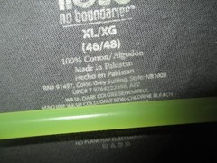 t shirt no boundaries xl/xg 46/48