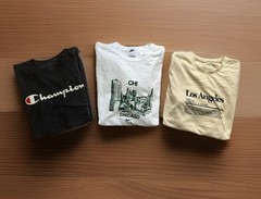 Lot Of 3 Men’s Assorted Brands & Colors Short Sleeve Graphic T-Shirts Size M