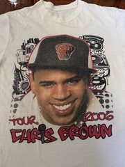 CHRIS BROWN 2006 TOUR CONCERT MERCH T SHIRT MEN’S SIZE M
