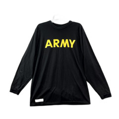 Army Physical Fitness Uniform Shirt Mens Large Long Sleeve Pullover Performance
