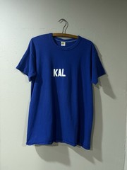 True vintage 1970s “Kal Cameron” gold tag Russell athletic tee shirt