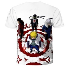 Anime Manga T-Shirt Cartoon Double-Sided Unisex Adult Size Large Medium Small