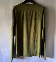 THE NORTH FACE MENS DUNE SKY LONG SLEEVE CREW FOREST OLIVE LARGE STANDARD FIT