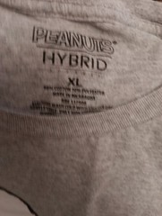PEANUTS HYBRID T-SHIRT SZ XL 48″ CHEST GREY COLOR
