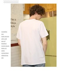 Men’s 100% Cotton Solid T-Shirts, Short Sleeve, White Black Fashion Trend