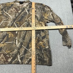Fieldline Shirt Men XL Camo Long Sleeve Chest Pocket Hunting Camouflage Tactical