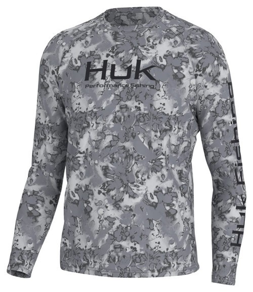HUK Pursuit Crew Fin Flats LS Shirt H1200491- CHOOSE YOUR COLOR AND SIZE!