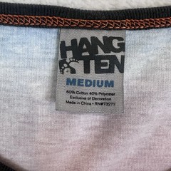Hang Ten Tank Top Men’s Size Medium Palm Sunset Casual Vacation Tee