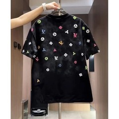 Men’s Trendy Tie-Dye Short Sleeve T-Shirt Summer Casual Slim Fit Crew Neck Top