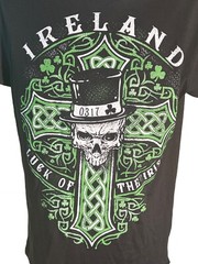WAY TO CELEBRATE ST. PATRICKS DAY IRISH T-SHIRT Black Small