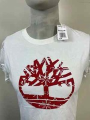 Timberland Mens Short Sleeve Cookie Tree Logo Holiday T-Shirt A1Z5K-100 SIZE : M