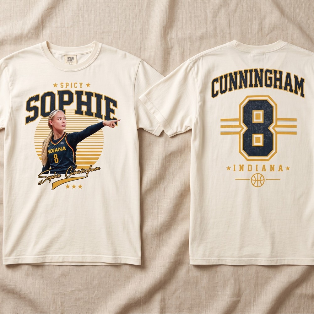 Comfort Color Retro Sophie Cunningham Basketball T-Shirt