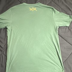 RVCA Sport Tee Men’s Green Graphic Logo T-Shirt Crew Neck Short Sleeve S